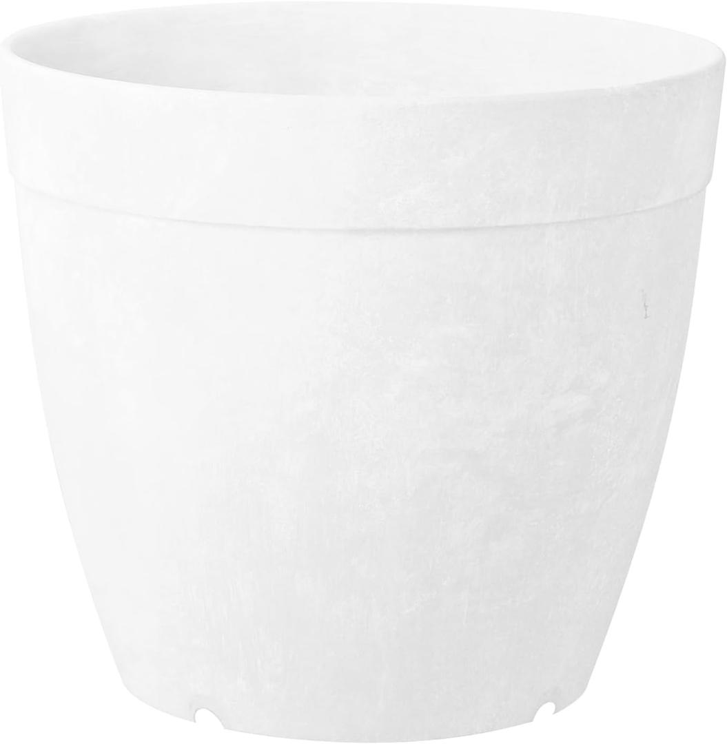 Root & Vessel Dolce Round Planter, White, 10"