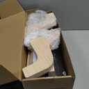 Zakkart Cat Perch for Window Sill with Bolster - Orthopedic Hammock Design with Premium Hardwood & Robust Metal Frame - Cat Window Seat for Large Cats - Natural Color Wood Gray Bed, 26.4''W