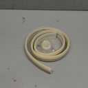 Floor Cord Cover 4ft, White Oak Wood Cord Hider Floor Hide Extension Cords, PVC Cable Management Cover, Cable Protector Wire Cavity W0.6in x H0.32in