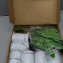 Amyhill 6 Sets Jungle Baby Shower Centerpieces Safari Baby Shower Centerpieces for Table Jungle Wild One Party Decoration with Artificial Forest Palm Leaf Toppers for 1st Birthday