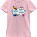 Disney Totally Doorable Girls Short Sleeve Tee Shirt (Pink)