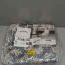 WITSHOCK 2x3 Washable Entry Area Rugs Doormat: Non Slip Rubber Backing Vintage Carpet - Low Pile for Kitchen Door Mat Indoor Entrance - Stain & Fade Resistant for Pet & Kids Friendly (Blue) (Blue/Cream White/Light Ivory)