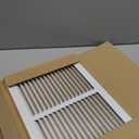 Fits 12x8 Duct Opening | Steel Return Air Grille by Handua | Vent Cover Grill for Sidewall and Ceiling | White | HVAC Cold Air Intake Grille | Outer Dimensions: 13.75"W X 9.75"