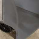 Rubbermaid Commercial Products BRUTE Rollout Plastic Trash/Garbage Can/Bin with Wheels 65 Gal for Restaurants/Hospitals/Offices/Back of House/Warehouses/Home (Gray)