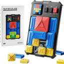 GiiKER Super Slide Puzzle Games, Original 500+ Challenges Brain Teaser Puzzle, Toys for Kids Teens, Travel Games Birthday Stocking Stuffers for Boys Girls, Activities for Road Trips (Black)