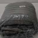 Dog Beds for Small Dogs, Washable Orthopedic Dog Bed with Removable Cover, Rectangle Soft Calming Sleeping Puppy Bed Durable Pet Cuddler with Anti-Slip Bottom, 20"x19"x6" Grey