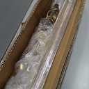 8FT Acrylic Curtain Rod Set for 96" windows,Clear Drapery Rod(Gold Bracket)