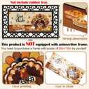 Tinideya Doormat Inserts Seasonal Entrance Doormats Spring Summer Interchangeable Welcome Doormats Welcome Mat for Holiday Front Door Entrance Decor, 22 x 10 Inches(No Frame)(Holiday)