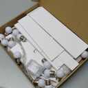 Pooqla 4 FT Marquee Light Up Letters, Marquee Letter Lights 4 Feet Tall, Giant Letter Sign Big Mosaic Letters for Balloons Birthday Party Anniversary Wedding Decorations, Warm White Letter S