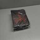 3 x Trading Card Albums with Zipper - 4 Pocket Double Sided Collection Binder for 400 Cards, Durable Scratch-Resistant PU Cover, Trading Card Sleeves for 3 Ring Album, for MTG & Game Cards (Fire Dragon)