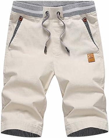 STICKON Men's Shorts Casual Classic Fit Drawstring Summer Beach Shorts with Elastic Waist and Pockets
2XL