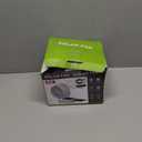 Portable Solar Fan - 10000mAh Big Battery, Compact & Lightweight, Solar-Powered, 4 Speeds & LED Light for Camping, Hiking & Emergencies! (Small, Orange)