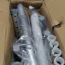 Medical King Walkers for Seniors Aluminum Lightweight Walker with Wheels, Adjustable Width and Height, Folding Walker for Elderly, Handicapped, Disabled 2 Wheels in Front