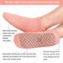 unenow Unisex Non Slip Grip Socks with Cushion for Yoga Pilates Barre Home & Hospital