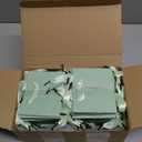 Qilery 50 Pcs Wedding Paper Gift Bags Bulk with Tissue Paper Small Gift Bags with Handle and Tags for Birthday Wedding Mothers' Day Party Business(Sage Green,4.7 x 2.4 x 3.9'')