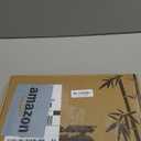 Bamboo Cutting Board for Kitchen, Wooden Cutting Board 3-Piece Set with Non-Slip Mat Deep Juice Groove and Built-In Handles, Wood Cutting Board for Meat Vegetables Fruit Ideal Gift for the Home (Carbonized brown)