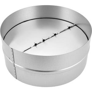 QWORK Draft Blocker 12 Inch, Damper Stopper Duct Damper Backflow Preventer Inline Built-in Fan Vent Ventilation Vent Deflector