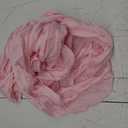 Wokceer Cheesecloth Table Runner 10FT Blushing Pink Boho Gauze Cheese Cloth Table Runner for Party Wedding Spring Easter Rustic Sheer Runners for Baby Bridal Shower
