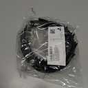 8 PCS Fashion No Slip Effortless Plastic Headbands with Teeth Comb Black Skinny Hair Accessories Bands for Women Men Teen Girls, Matte Black