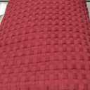 Utopia Bedding 100% Cotton Waffle Blanket Queen Size Burgundy, 90x90 Inch | Lightweight Breathable Cozy Summer Bed Blanket Home Decor Gift for Women and Men