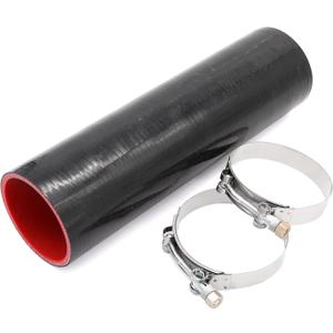 Taukealugs Straight Coupler Silicone Hose 3-Inch ID 12-Length 4-Ply 5MM thickness Air Intake/Turbo/Intercooler Piping Tube with Stainless Steel T-clamps