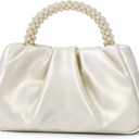 Pearl Clutch Purse for Women, Elegant Evening Handbag and Wedding Guest Bag, Formal Clutch Collection