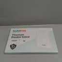 Titanium Cutting Board for Kitchen, Cutting Board Double Sided Food Grade, Pure Titanium/PP, Easy to Clean Large Size 1611 (Silver)