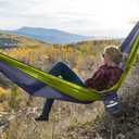 High Sierra HS1596, Outdoor Camping Hammock for 2 Adults with Quick Drying Nylon, Lightweight Yet Durable to Hold Max Weight Capacity of 650lb, Perfect for Travel, Hiking, Camp, Backpacking