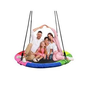 Tree Swing,Saucer Flying Swing 40 Inch for Kids,900D Oxford Waterproof, 900lbs Weight Capacity,with Adjustable Hanging Straps, for Backyard, Playground, and Camping, Gifts for Kids