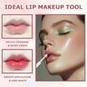 7 Pcs Double Sided Silicone Lip Brush Set Lip Exfoliator Brush with Lipstick Applicator Reusable Lip Balm Applicator for Lip Care Blackhead Removal