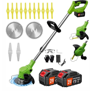 Cordless Weed Wacker, 21V Electric Weed Eater Battery Powered