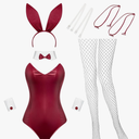 Geyoga Anime Women Bunny Costume Bunny Outfit Halloween Cosplay Bodysuit Role Costume Bunny Headband Stocking Set
Amazon's Choice, XL