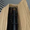 Midwest Homes for Pets 18-Inch iCrate Folding Dog Crate with Divider Panel, Leak-Proof Tray & Secure Latches  Metal Wire Kennel for Tiny Breeds  Portable, Durable & Easy to Assemble (Black)