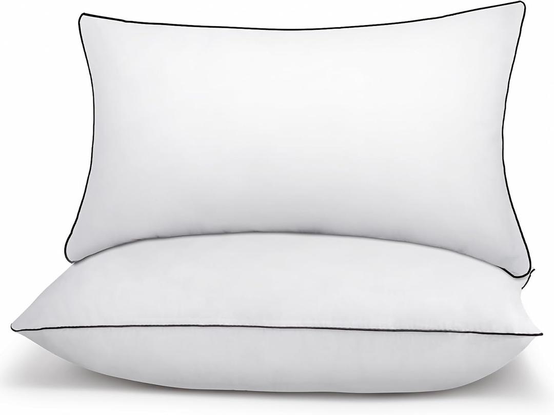 Bed Pillows Standard Size  1pk – Supportive Down Alternative Hotel Collection Pillows for Side and Back Sleepers – 20 x 26 Inches