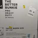 Meliusly Heavy Duty Bunkie Board Queen Size (60x80) - Non-Slip Breathable Bed Support Board for Slatted Bed Frame, Anti-Sag Under Bed Support, Noise Minimizing Moisture Resistant Bed Board