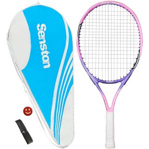 Senston 19" 23" 25" Kids Junior Tennis Racquet for Kids Children Boys Girls Tennis Rackets with Racket Cover