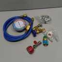 Lichamp A/C R134A Refrigerator Freon Recharge Kit with Bullet Piercing Valve, Piercing and Self-Sealing Can Tap 134A