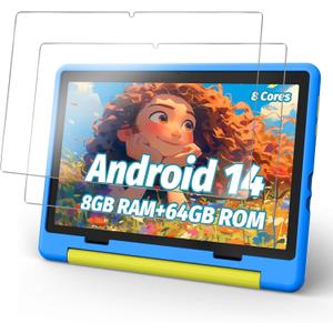 Screen Protector for Urao Kids 10 inch Android 14 Tablet, Upgraded Tablet Android 10'' Tempered Glass, [9.21'' x 5.63'', 234mm x 143mm], 2 Pack.