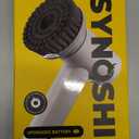SYNOSHI Electric Spin Scrubber, Power Cleaning Brush with 3 Heads, Cordless Waterproof Shower Scrubber with Dual Speed, Perfect for Cleaning Bathroom, Tile, Cars, Floor. Electric Scrub Brush for tub