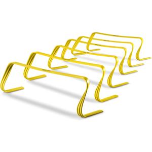 SKLZ 6X Ultra Durable Agility Hurdles - for Athletes of All Skill Levels,6pk of 6-in Tall Hurdles,Bright Yellow Color,Made of Durable, Composite Materials,Easy to Set up & Transport,Comes w/Carry Bag SKLZ 6X Ultra Durable Agility Hurdles - for Athletes of All Skill Levels,6pk of 6-in Tall Hurdles,Bright Yellow Color,Made of Durable, Composite Materials,Easy to Set up & Transport,Comes w/Carry Bag