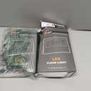 L LOHAS LED Orange Christmas Halloween Flood Light Outdoor,  / 50W Plug in Flood Lights, IP66 Waterproof 2300lm Outdoor Lights for Yard, Garage, Party, UL Listed, 2 Pack