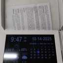 Digital Alarm Clock, Multiple Alarm Functions, Clock with Date and Week, Digital Alarm and Electronic Calendar for Seniors (White, 10.1-inch WiFi Clock)