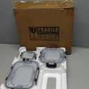 Liuruiyu 5 Pack Glass Food Storage Containers with Lids, Meal Prep Containers, Airtight Bento Boxes with Leak Proof Locking for Microwave, Oven, Freezer and Dishwasher, BPA Free