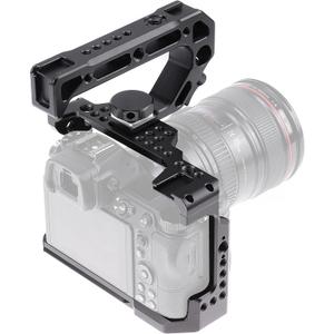 Z5 Z6 Z7 Cage, Hersmay Camera Cage with Top Handle for Nikon Z5/ Z6/ Z7/ Z6II/ Z7II Mirrorless Camera with Cold Shoe,ARRI Handle Locating Holes,Multiple 1/4" 3/8" Screw Holes