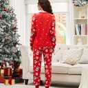 Paw Patrol Family Matching Christmas Pajamas Set for Holiday Mommy and Me Cartoon Print Cozy PJs for Kids & Adults (Blue, XS)