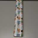 2 x Garbendy Plant Wrapping Paper - Mini Roll -17in x 32.8ft,Metallic Gold Foil Flowerpots,Floral Wrapping Gift Paper for Baby Shower, Birthday, Bridal Shower,Wedding,Party and more