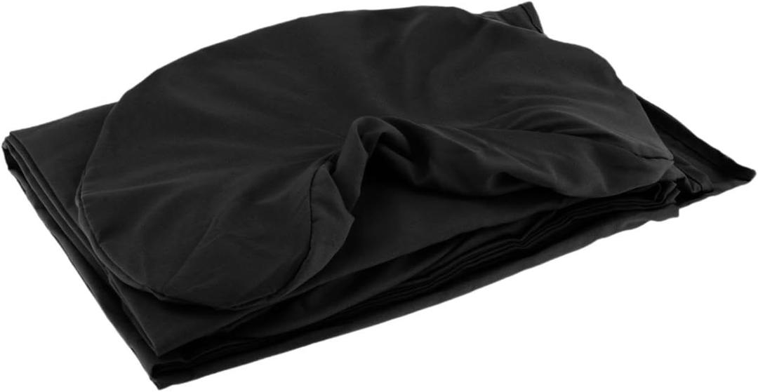 3X Massage Table Sheet Set Massage Sheet Soft Lightweight SPA Bed Pillowcase Beauty Bed Cover for SPA Salon, Black