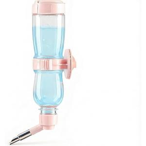 17oz/500ml No Drip Water Bottle for Small Animals  Perfect for Guinea Pigs, Rabbits, Chinchillas & Rodents  Easy Refill from Top, Also Suitable for Birds