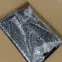 Christmas Hot Cocoa Bar Wood Coffee Station Organizer with 4 Compartment Double Layer Coffee Bar Holder Xmas Basket Organizer Bin for Home Kitchen Farmhouse Office Xmas Holiday Gift Party Supplies (Black)