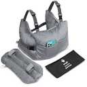 Zomaple Post Mastectomy Pillow Post Surgery  Post-Op Essentials, Breast Augmentation/Reduction & Mastectomy Recovery Supplies  Washable Cover for Comfort & Support (Aqua)